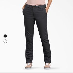 Dickies Women's Slim Fit Double Knee Pants